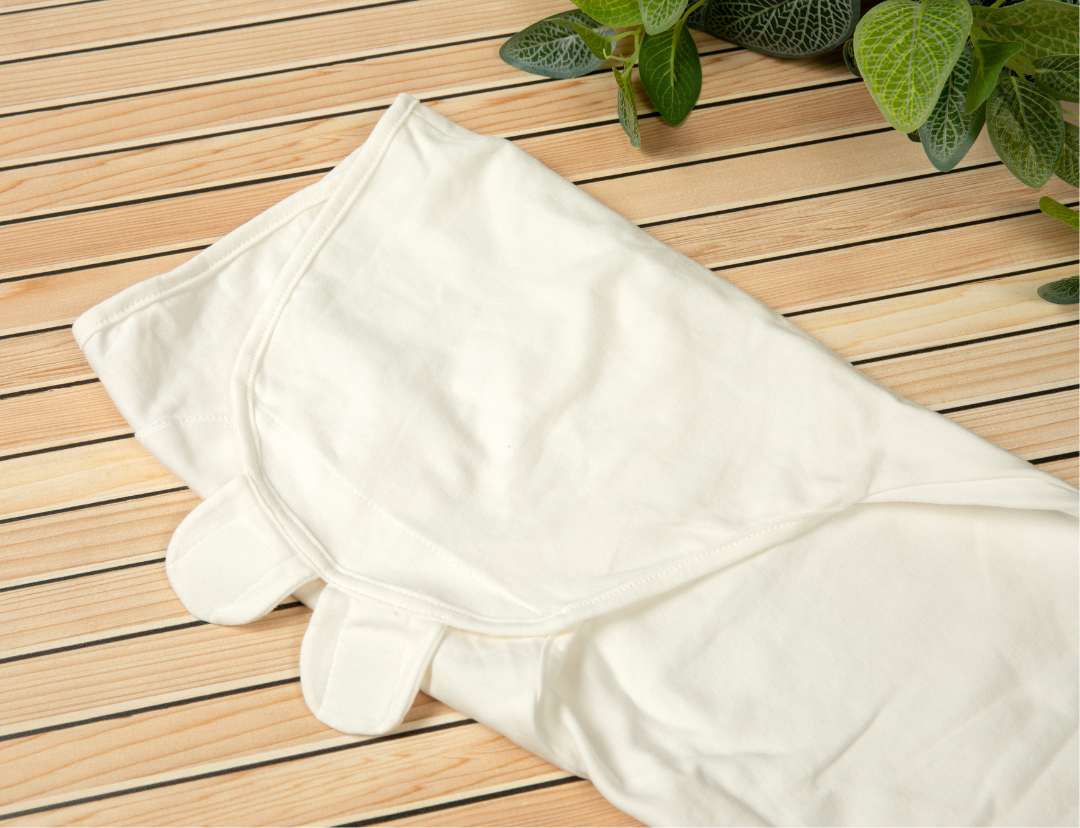 Plain 2024 white swaddle